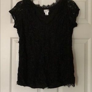 Maternity lace top